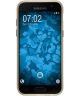 Samsung Galaxy A5 (2017) Geborsteld TPU Case Goud