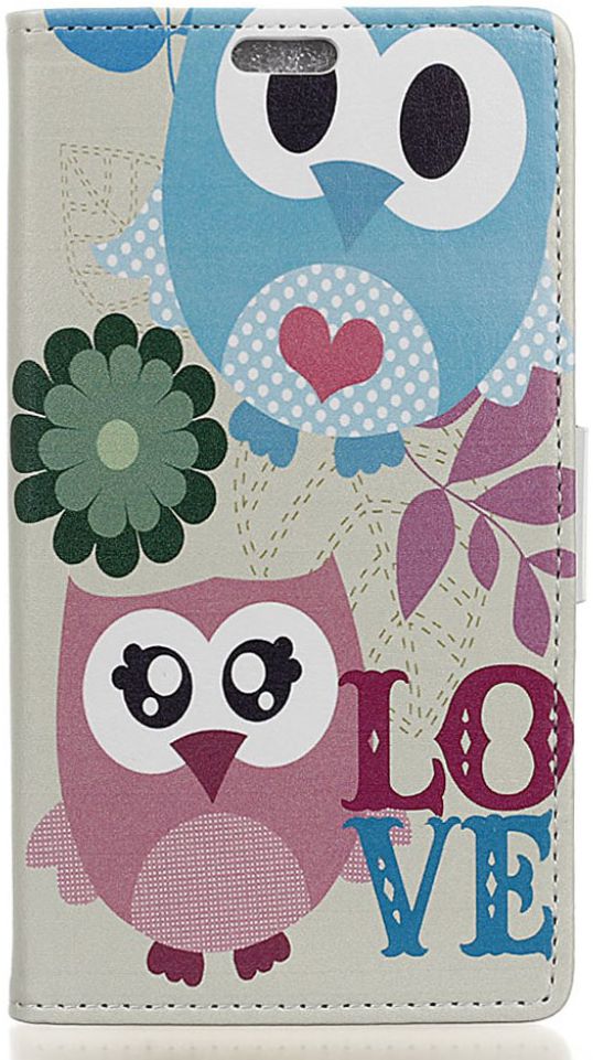 Samsung Galaxy A5 (2017) Portemonnee Print Hoesje Love Owls afbeelding 1