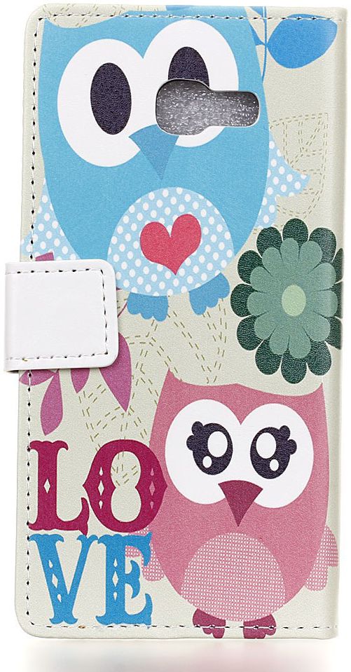Samsung Galaxy A5 (2017) Portemonnee Print Hoesje Love Owls afbeelding 7