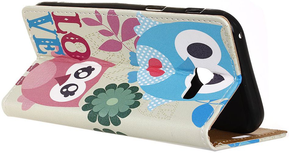Samsung Galaxy A5 (2017) Portemonnee Print Hoesje Love Owls afbeelding 9
