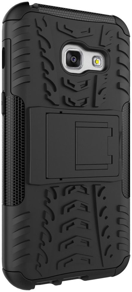 Hybride Samsung Galaxy A3 (2017) Back Cover Zwart afbeelding 6