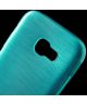 Samsung Galaxy A3 (2017) Geborsteld TPU Case Blauw
