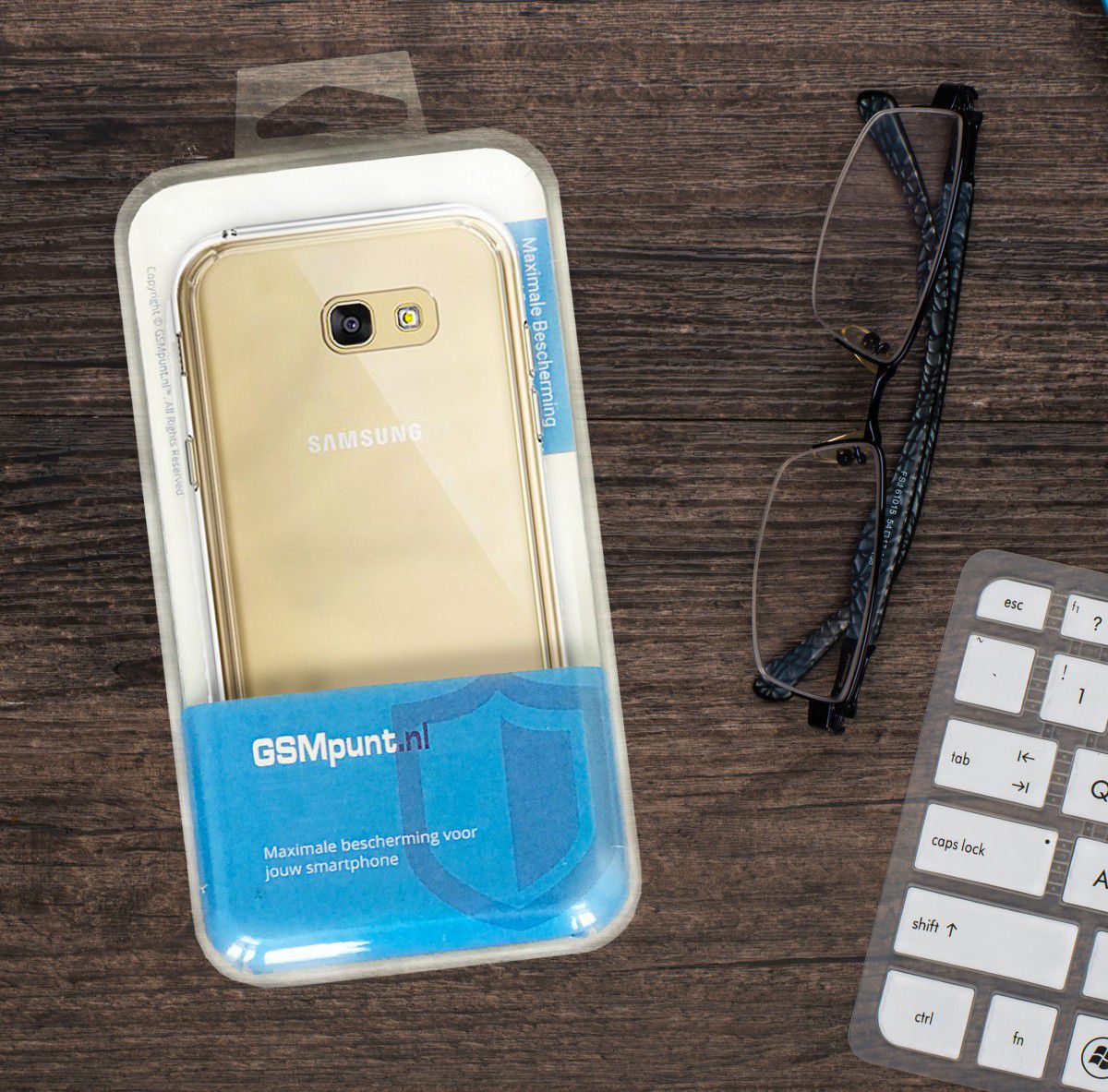 Samsung Galaxy A3 (2017) Hoesje Dun TPU Transparant afbeelding 3