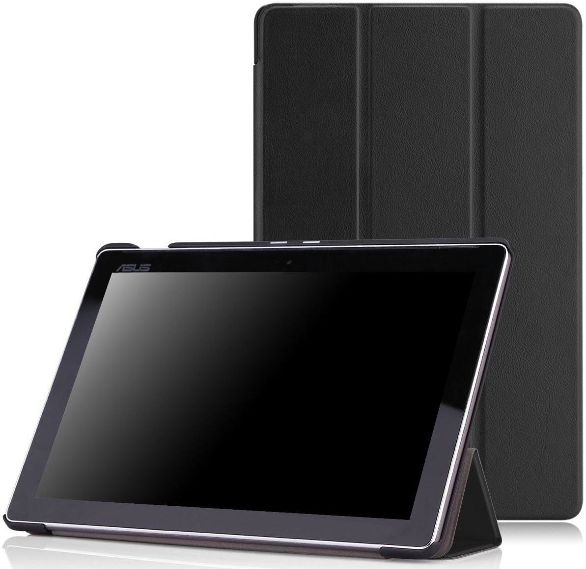 Asus ZenPad 10 Tri-Fold Flip Case Zwart afbeelding 2