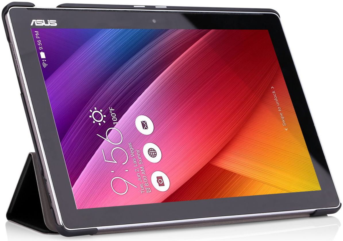 Asus ZenPad 10 Tri-Fold Flip Case Zwart afbeelding 7