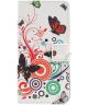 Huawei Nova Portemonnee Hoesje Kleurrijke Vlinders