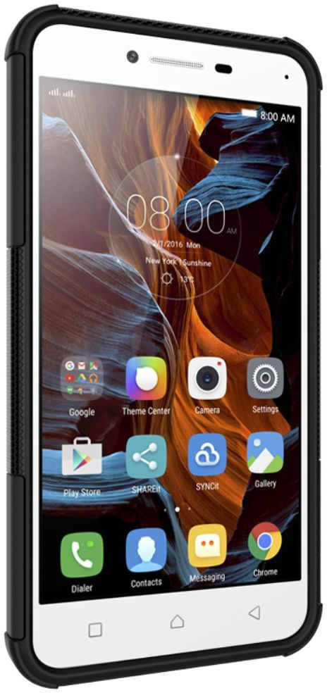 Lenovo Vibe K5/K5 Plus Hybrid Kickstand Hoesje Zwart afbeelding 6