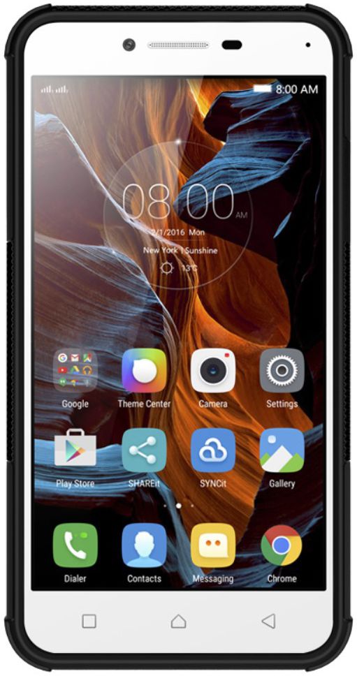 Lenovo Vibe K5/K5 Plus Hybrid Kickstand Hoesje Zwart afbeelding 8