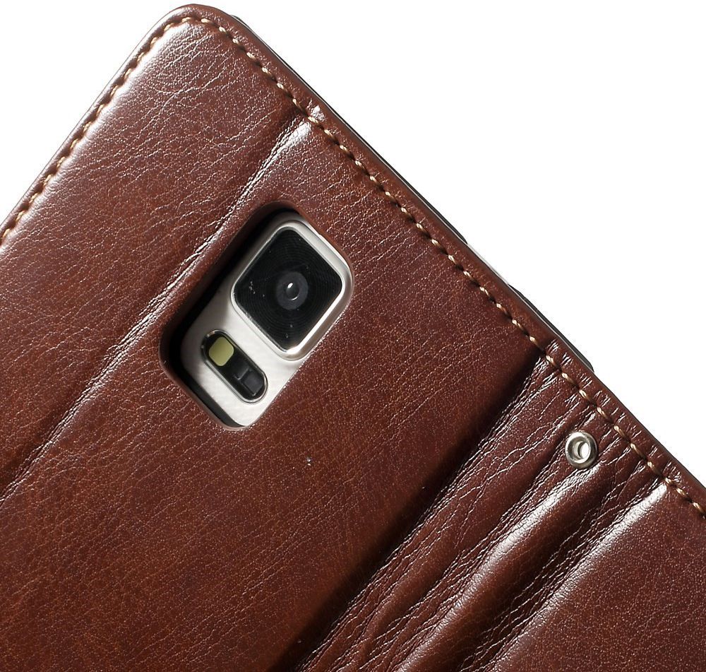 Samsung Galaxy Note 4 Wallet Case Bruin afbeelding 4