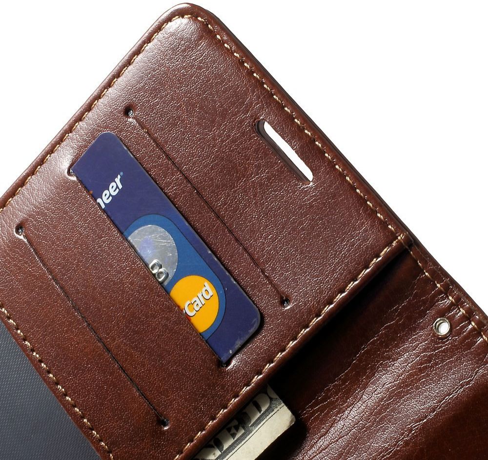 Samsung Galaxy Note 4 Wallet Case Bruin afbeelding 5