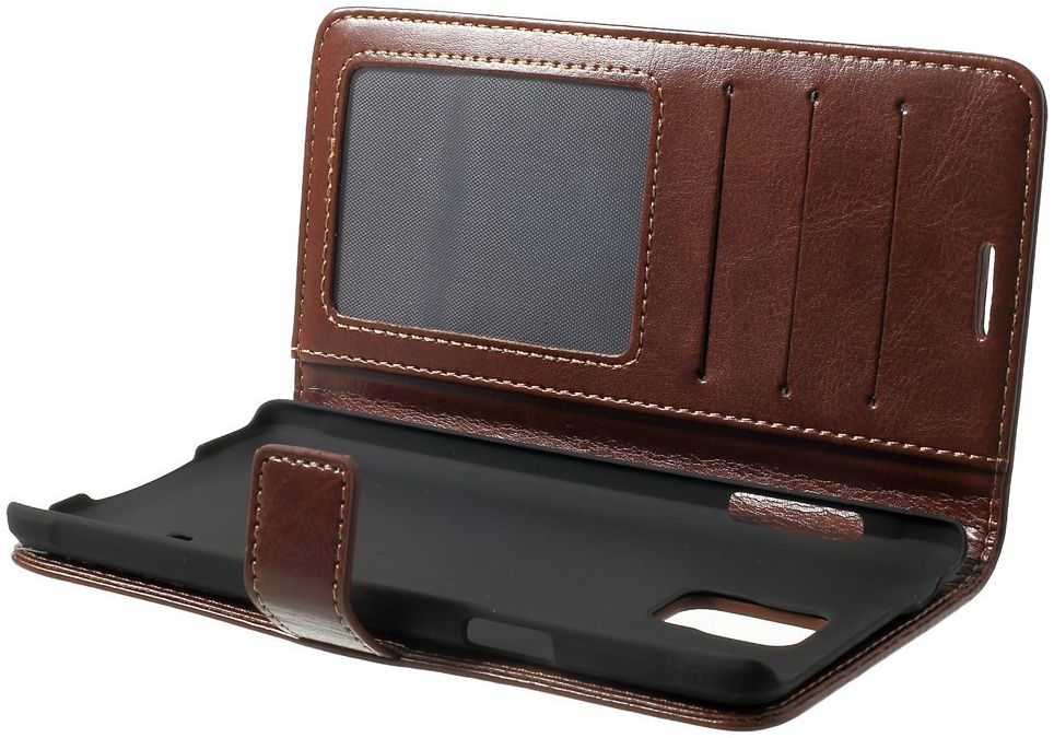 Samsung Galaxy Note 4 Wallet Case Bruin afbeelding 6