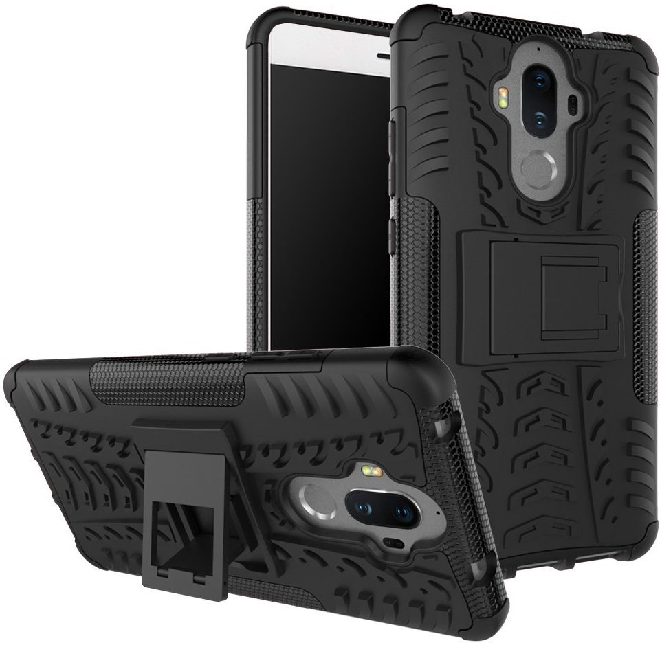 Huawei Mate 9 Hybrid Kickstand Hoesje Zwart afbeelding 1