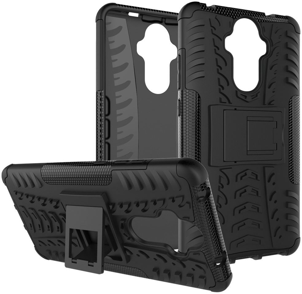Huawei Mate 9 Hybrid Kickstand Hoesje Zwart afbeelding 3