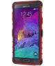 Samsung Galaxy Note 4 Hoesje anti-slip stand Rood
