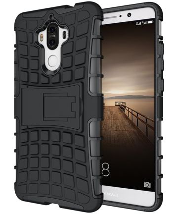 Huawei Mate 9 Hybrid Kickstand Hoesje Black Hoesjes