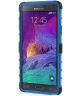 Samsung Galaxy Note 4 Hoesje anti-slip stand Blauw