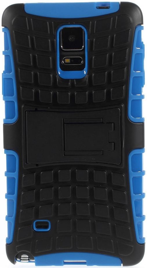 Samsung Galaxy Note 4 Hoesje anti-slip stand Blauw afbeelding 3