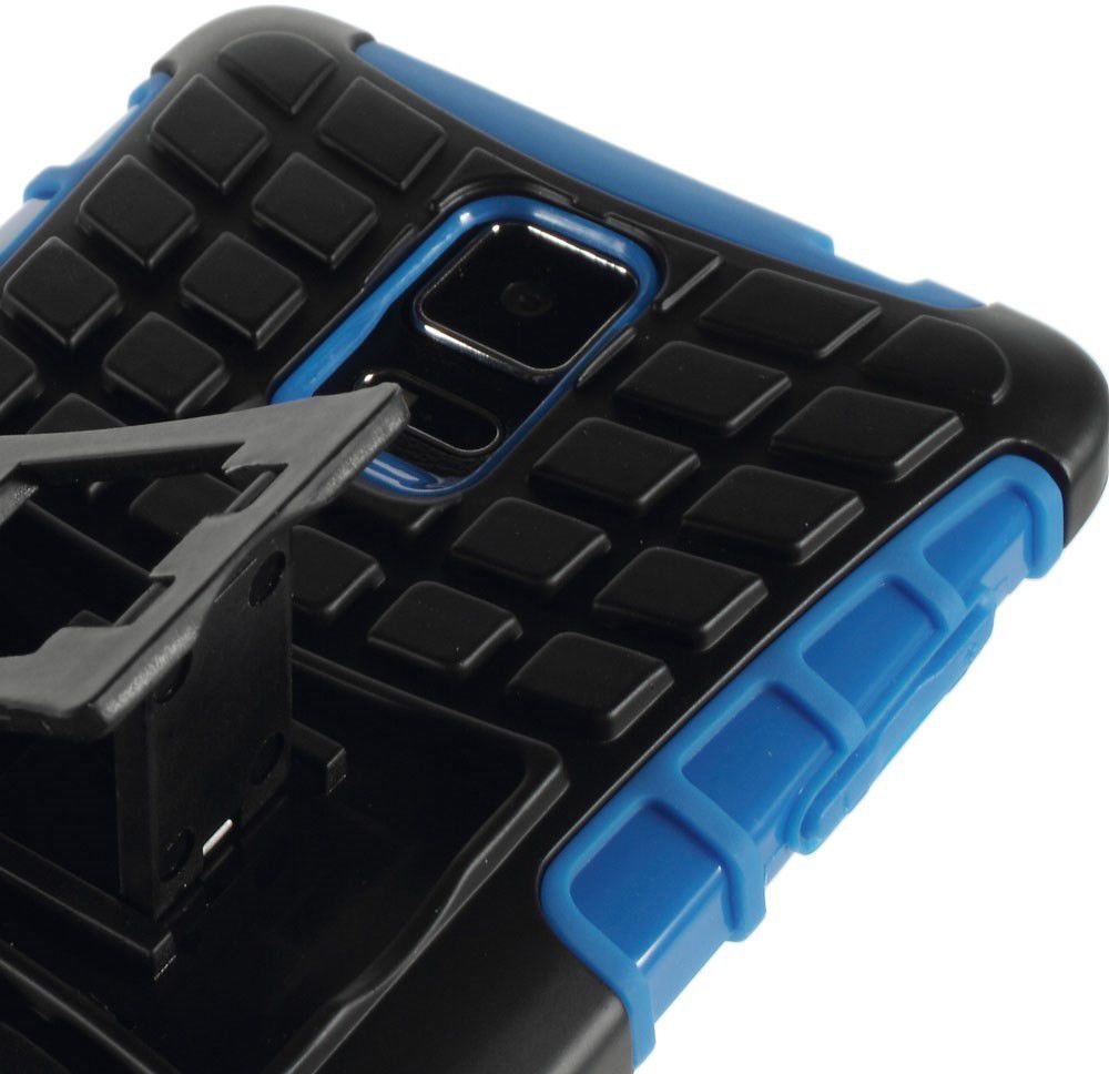 Samsung Galaxy Note 4 Hoesje anti-slip stand Blauw afbeelding 7