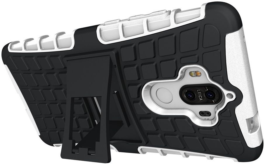 Huawei Mate 9 Hybrid Kickstand Hoesje Wit afbeelding 3