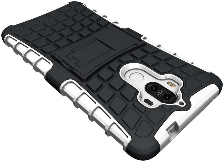 Huawei Mate 9 Hybrid Kickstand Hoesje Wit afbeelding 6
