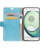 Motorola Moto Z Play Hoesje met Kaarthouder Blauw