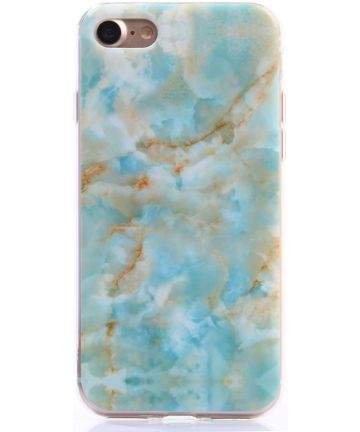 Apple iPhone 7 / 8 Print TPU Hoesje Blue Marble Hoesjes