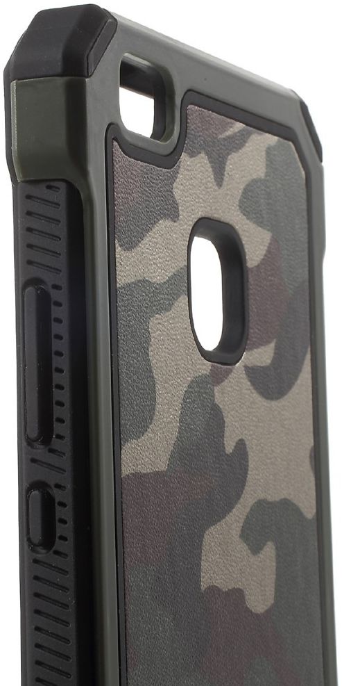 Huawei P9 Lite Camouflage Hoesje Groen afbeelding 6
