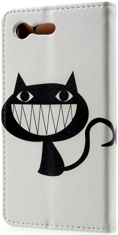 Sony Xperia X Compact Portemonnee Hoesje Cool Cat afbeelding 4