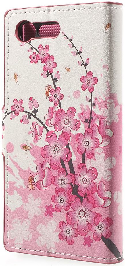 Sony Xperia X Compact Portemonnee Hoesje Blossom afbeelding 3