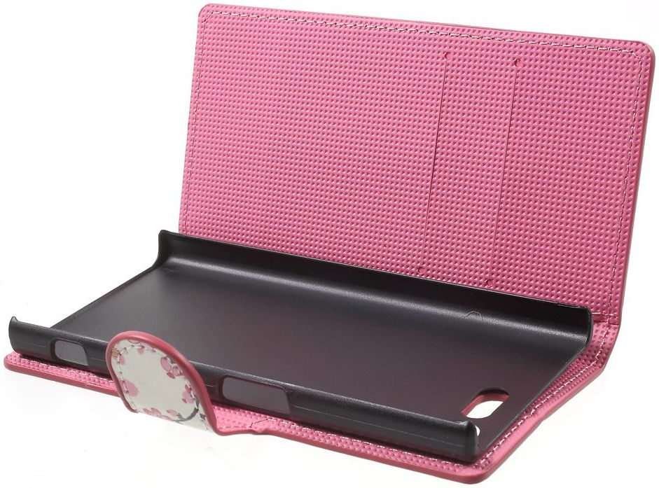 Sony Xperia X Compact Portemonnee Hoesje Blossom afbeelding 5