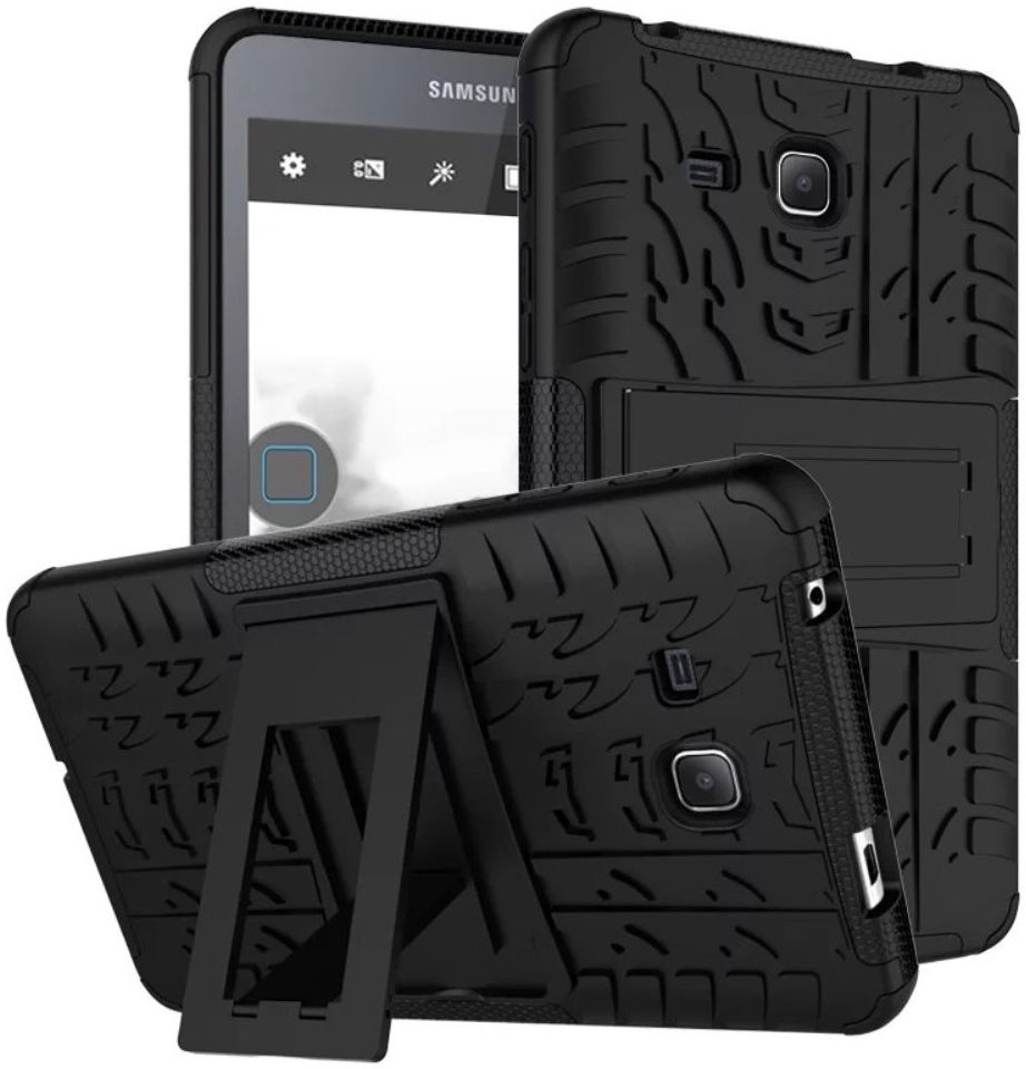 Samsung Galaxy Tab A 7.0 Hybride Kickstand Hoes Zwart afbeelding 1