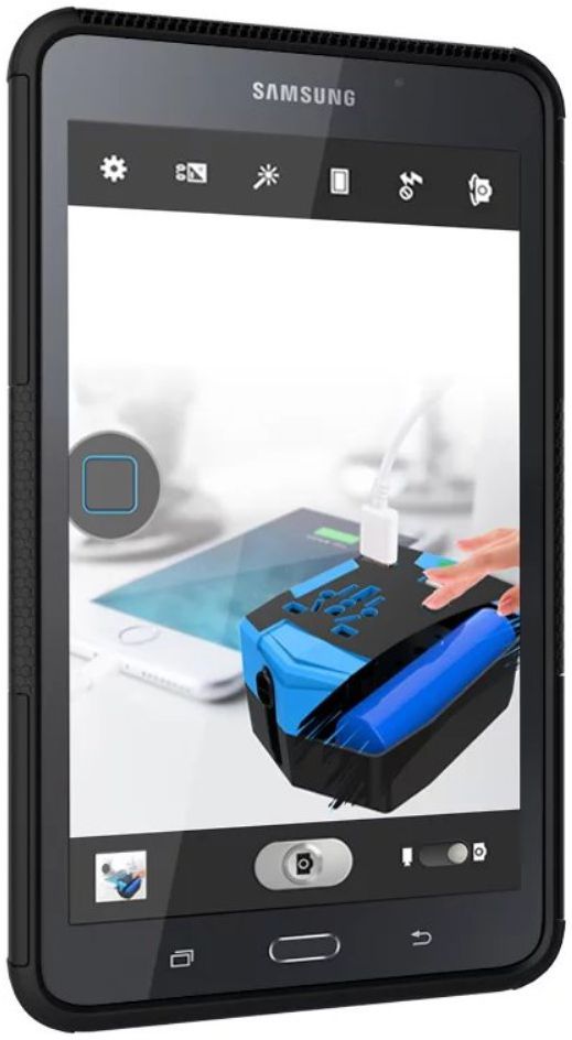 Samsung Galaxy Tab A 7.0 Hybride Kickstand Hoes Zwart afbeelding 3