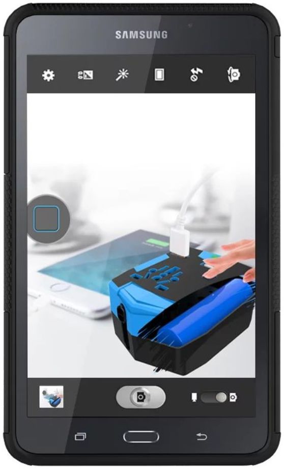 Samsung Galaxy Tab A 7.0 Hybride Kickstand Hoes Zwart afbeelding 4