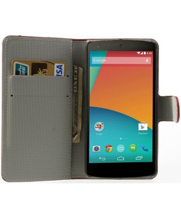 LG Google Nexus 5 Portemonnee Hoesje Union Jack Hoesjes