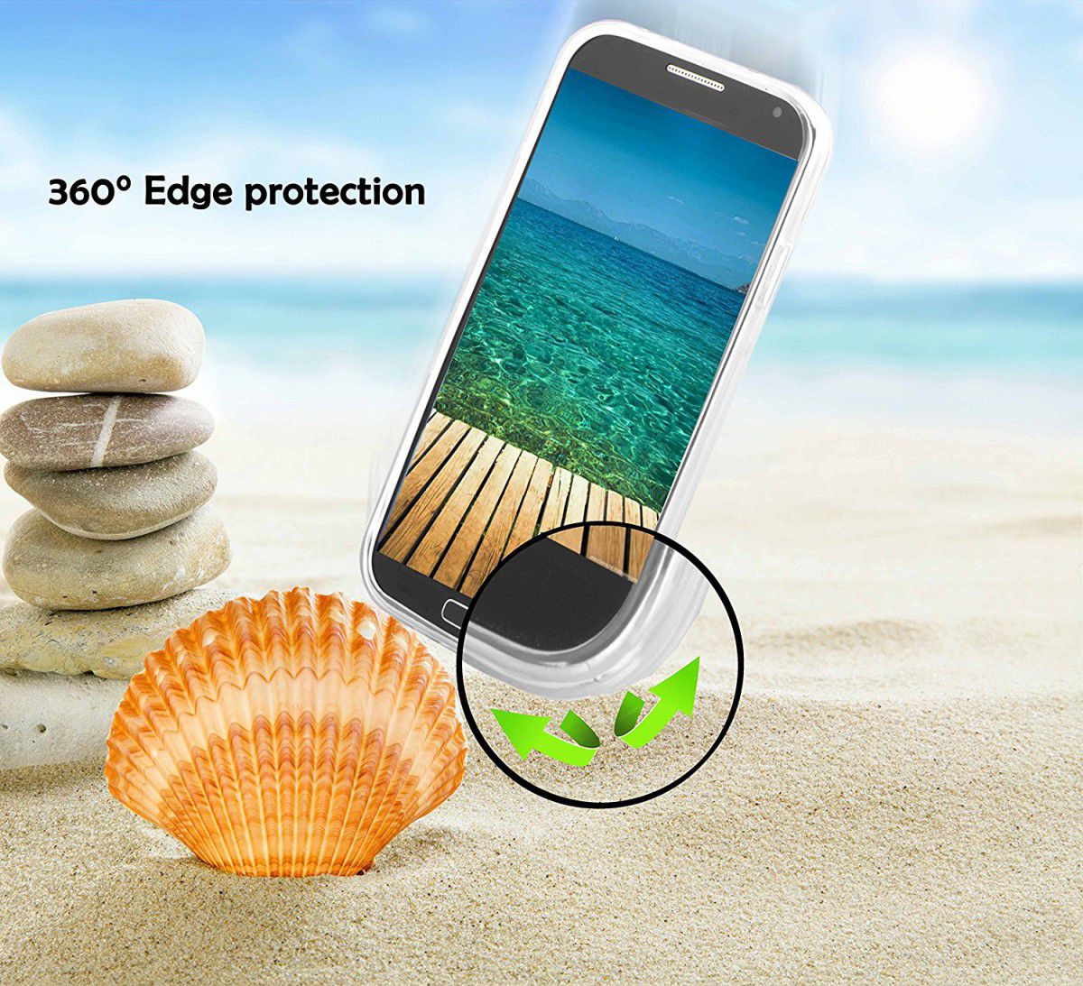 Samsung Galaxy S5 Active S-Shape Transparant afbeelding 6