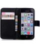 Apple iPhone 5C Wallet Hoesje Don't Touch My Phone