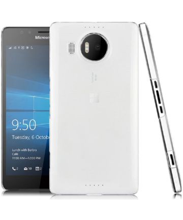 Microsoft Lumia 950 XL Transparante TPU Hoesje Hoesjes
