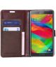 Samsung Galaxy Note 4 Portemonnee Hoesje Bruin