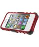 Hybride Apple iPhone 4 / 4S Back Cover Rood