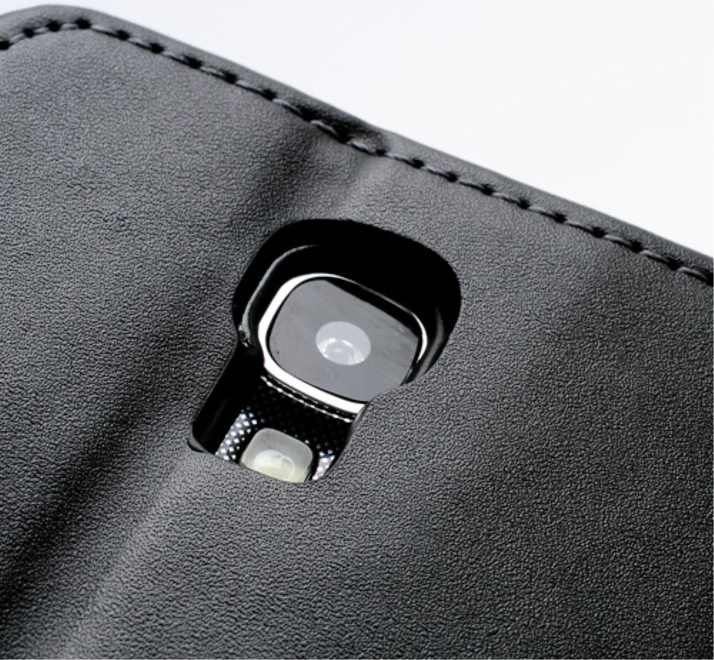 Samsung Galaxy S4 Genuine Leren Portemonnee Hoesje Zwart afbeelding 7