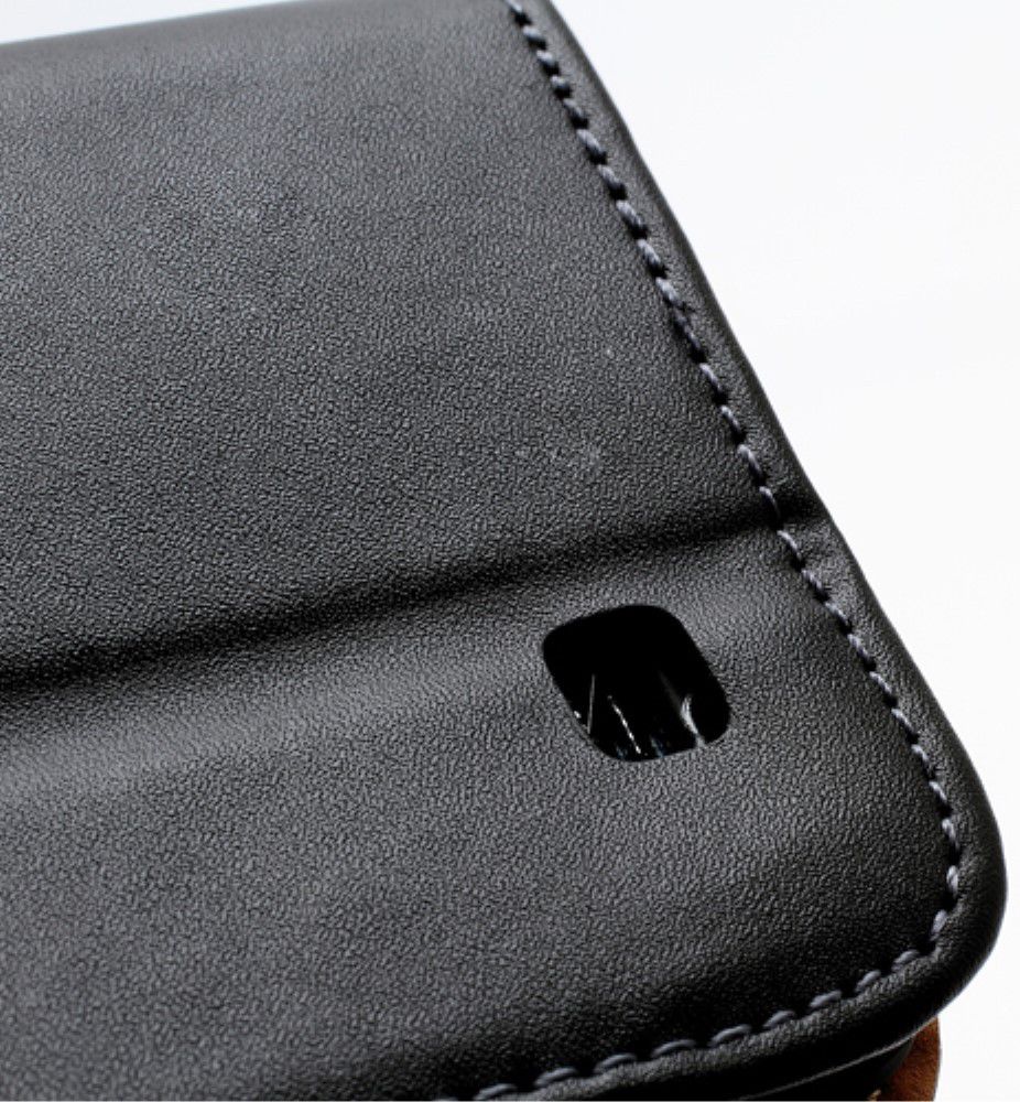 Samsung Galaxy S4 Genuine Leren Portemonnee Hoesje Zwart afbeelding 8