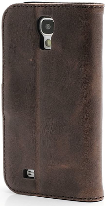 Samsung Galaxy S4 Portemonnee Hoesje Koffie Bruin afbeelding 3