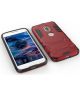 Motorola Moto G4 Play Hybride Stand Hoesje Rood