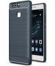 Huawei P9 Geborsteld TPU Hoesje Blauw