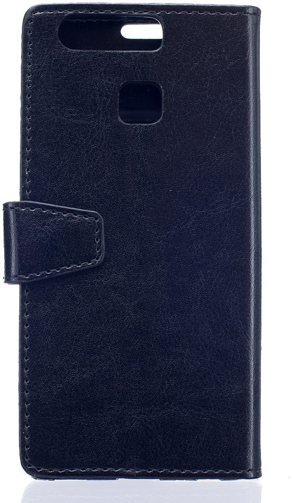 Huawei P9 Portemonnee Hoesje met Standaard Zwart afbeelding 3