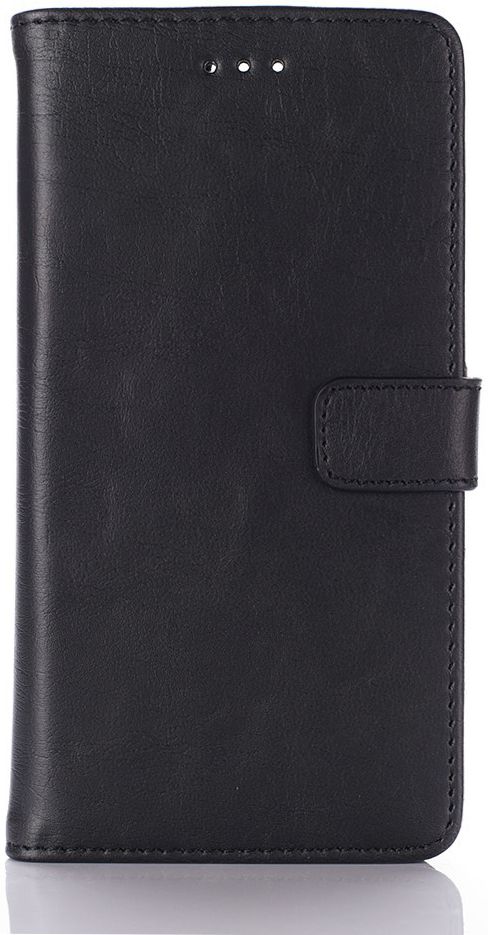 Huawei P9 Retro Style Wallet Flip Case Zwart afbeelding 1