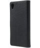 Sony Xperia Z2 Stijlvol Portemonnee Hoesje Zwart