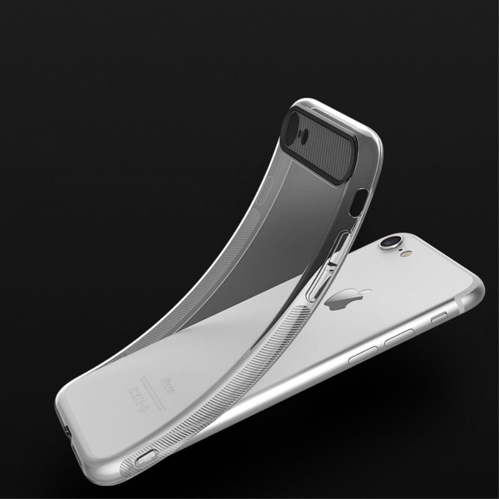 ROCK Transparant  iPhone 7 / 8 TPU hoesje Wit afbeelding 2