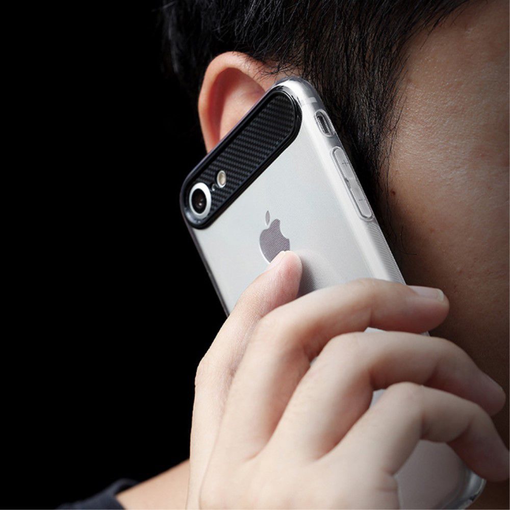 ROCK Transparant  iPhone 7 / 8 TPU hoesje Wit afbeelding 6