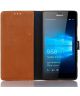 Microsoft Lumia 950 Portemonnee Hoesje Bruin